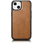 Étui recouvert de cuir naturel pour iphone 14 plus leather oil wax, marron clair Étui recouvert de cuir naturel pour iphone 14 plus leather oil wax, marron clair
