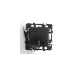 Bouton poussoir lumineux / t�moin 10a anthracite � voyant rouge sans plaque de finition esprit eur'ohm ...