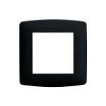 Plaque de finition polycarbonate - 1 poste - esprit couleur anthracite Plaque de finition polycarbonate - 1 poste - esprit couleur anthracite