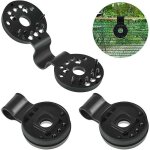 Euritecsa - 100pcs clip de fixation robuste pratique pour brise vue tissu pare - soleil en serre Euritecsa - 100pcs clip de fixation robuste pratique pour brise vue tissu pare - soleil en serre