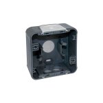 Eurohm oxxo cadre saillie tanche simple p40 anthracite ip55 - 60860