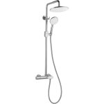 Eurosanit - colonne de douche thermostatique switchea blanc