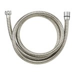 Flexible de douchette inox double agrafage eurosanit 1, 50m Flexible de douchette inox double agrafage eurosanit 1, 50m