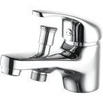 Mitigeur pola chrom / or eurosanit baignoire monotrou