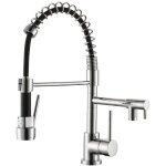 Eurosanit - mitigeur chef double sorties � douchette oasis evier chrom�