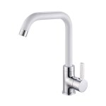 Eurosanit - mitigeur d'�vier haut colorado chrom� / blanc