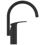 Eurosmart mitigeur de cuisine - 18. 3cm - bec rehauss� - noir mat - grohe
