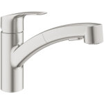 Eurosmart mitigeur d'évier avec douchette extractible, supersteel (30305dc1) - grohe Eurosmart mitigeur d'évier avec douchette extractible, supersteel (30305dc1) - grohe