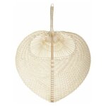 Eventail dco 'bambou' 39cm naturel