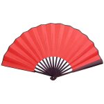 �ventail pliant 10 pouces d�coration de mariage danse cadeau artisanal papier rouge