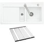 Villeroy&boch - evier 1 bac et demi villeroy et boch subway pure 60 100 x 51 égouttoir à gauche céramique ... Villeroy&boch - evier 1 bac et demi villeroy et boch subway pure 60 100 x 51 égouttoir à gauche céramique ...