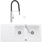 Villeroy&boch - evier 116 x 51 cm villeroy et boch architectura 80 blanc + robinet cuisine grohe concetto ... Villeroy&boch - evier 116 x 51 cm villeroy et boch architectura 80 blanc + robinet cuisine grohe concetto ...