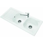 Villeroy&boch - evier 2 bacs  encastrer villeroy et boch nestor plus (1130 x 510 mm) avec gouttoir ...