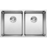 Andano 340 / 340 - vier, 75x44 cm, inox 522983 - blanco