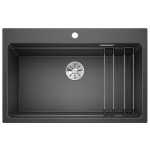 Blanco - evier etagon 8 silgranit - anthracite - vidage : manuel