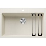 Blanco - etagon 8 - �vier en silgranit, 78x51 cm, avec accessoires, infino, blanc doux 527079