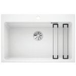 Blanco - evier etagon 8 silgranit - blanc - vidage : manuel
