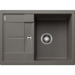 Blanco metra 45 - vier en silgranit, 680x500 mm, avec commande de vidage, gris 527285