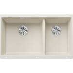 Blanco - subline 430 / 270 - �vier en silgranit, 76x46 cm, �vier � gauche, infino, blanc doux 527167