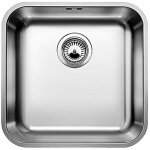 Blanco - supra 400 - �vier, 43x43 cm, inox bross� 518201
