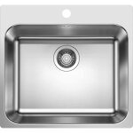 Blanco - supra 500 - �vier, 54x50 cm, inox bross� 526354