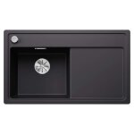 Evier blanco zenar 45s - f silgranit - black - egouttoir a droite
