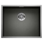 Blanco - zerox 500 - �vier, 54x44 cm, inox dark steel 526243