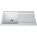 �vier c�ramique blanc brillant vitra arkitekt 1 grand bac 1 �gouttoir