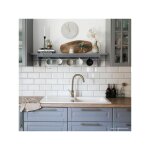 Villeroy&boch - evier cramique blanc architectura 1 grand bac 1 gouttoir