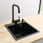 Cecipa - evier cuisine 1 bac 40 x 45 x 22 cm anthracite - Évier en acier inox 3mm Épais pour meuble de ... Cecipa - evier cuisine 1 bac 40 x 45 x 22 cm anthracite - Évier en acier inox 3mm Épais pour meuble de ...