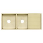 vier de cuisine double 1180 mm - laiton bross - filao