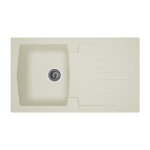 Stradour evier cuisine a encastrer 1 bac + 1 egouttoir arena - resine - 86 x 50 cm - blanc Stradour evier cuisine a encastrer 1 bac + 1 egouttoir arena - resine - 86 x 50 cm - blanc