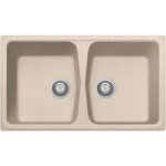 Evier de cuisine granit a 2 bacs plados sp8620â avoine Evier de cuisine granit a 2 bacs plados sp8620â avoine