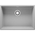 Primagran - evier sous plan 66x47cm, evier en granit 1 bac + kit de vidage, �vier au meuble 70cm - london, ...