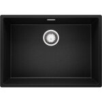 Primagran - evier sous plan 66x47cm, evier en granit 1 bac + kit de vidage, �vier au meuble 70cm - london, ...