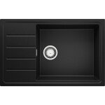Primagran - evier cuisine en granit 78x50cm, lavabo 1 bac + kit de vidage + planche à découper, Évier ... Primagran - evier cuisine en granit 78x50cm, lavabo 1 bac + kit de vidage + planche à découper, Évier ...