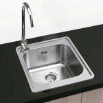 Gresinex - evier encastr� carr� tokio 50x50 1 cuve - acier inoxydable