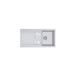 Franke - vier maris fraganit mrg 651 - platinum (sous - meuble 60 cm) 970 x 500 mm - rversible
