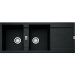 Franke - evier  encastrer 90cm onyx avec siphon 459471
