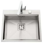 Evier � encastrer glamour cuve inox ev61il2