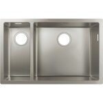 Hansgrohe - evier à encastrer sous plan 1 bac et demi s71 sans vidage inox Hansgrohe - evier à encastrer sous plan 1 bac et demi s71 sans vidage inox