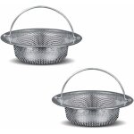 �vier filtre acier inoxydable, 2 pi�ces �vier filtre de vidange, tamis d'�vier en acier inoxydable, avec ...