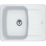 Franke - evier antea fragranit + azg611 - 62 - blanc artic (mouchet)