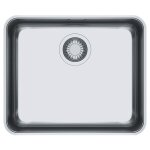 Cuve aton inox anx 110 - 48 - 510 x 430 x 190 mm - sous - meuble 60 cm - vidage manuel - franke