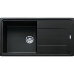 �vier de cuisine fragranit bfg611 - 97 - onyx - sous meuble 60cm - 970 x 500 mm - franke