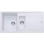 Franke - evier basis fragranit + bfg651 - blanc artic (mouchet)