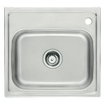 Franke - evier euroform efx610 - 51 - inox lisse