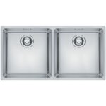 Franke - evier maris mrx120 - 40 - 40 - inox lisse - vidage : manuel