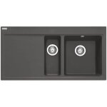 Franke - evier mythos fragranit + mtg651 - 100 - 000000 - egouttoir a gauche