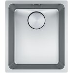 Franke - evier mythos inox myx110 - 34 - inox lisse - vidage : manuel